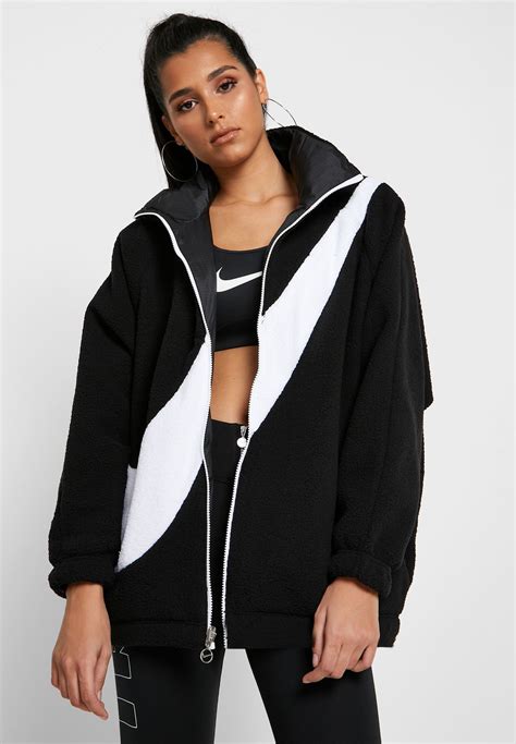 nike swoosh jacket weiß|nike swoosh reversible jacket.